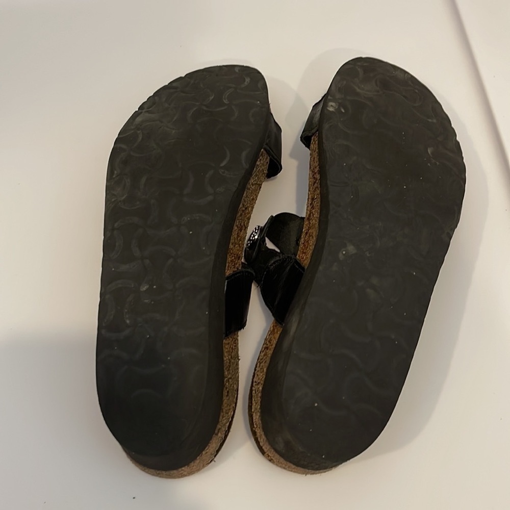Naot Black Leather Marrisa Sandal Wedge - Picture 6 of 7